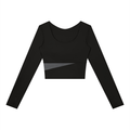 Women's Panelled Long Sleeve Yoga T-Shirt