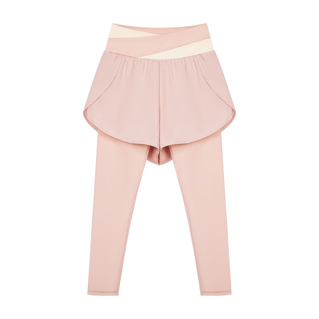 Women's Paneled High Waisted Yoga Leggings