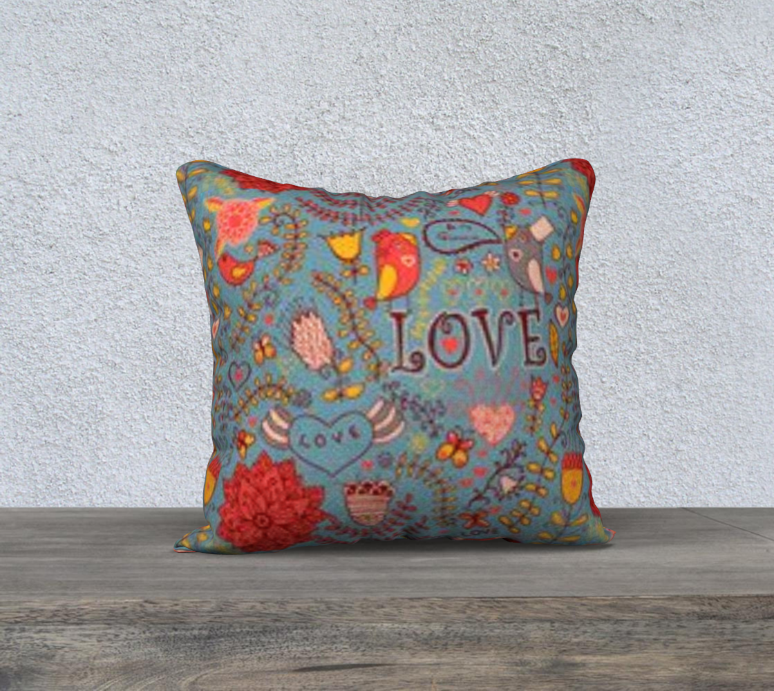 Love Dove Pillow Cover