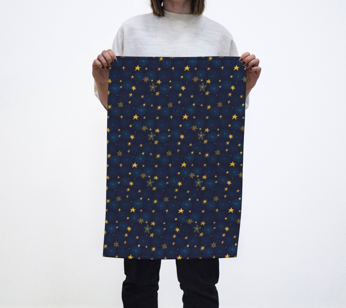 Starry Night Tea Towel