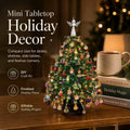 DIY Beaded Mini Holiday Tree Kit – Halloween & Christmas Handmade Tabletop Decor, Seasonal Craft Gift