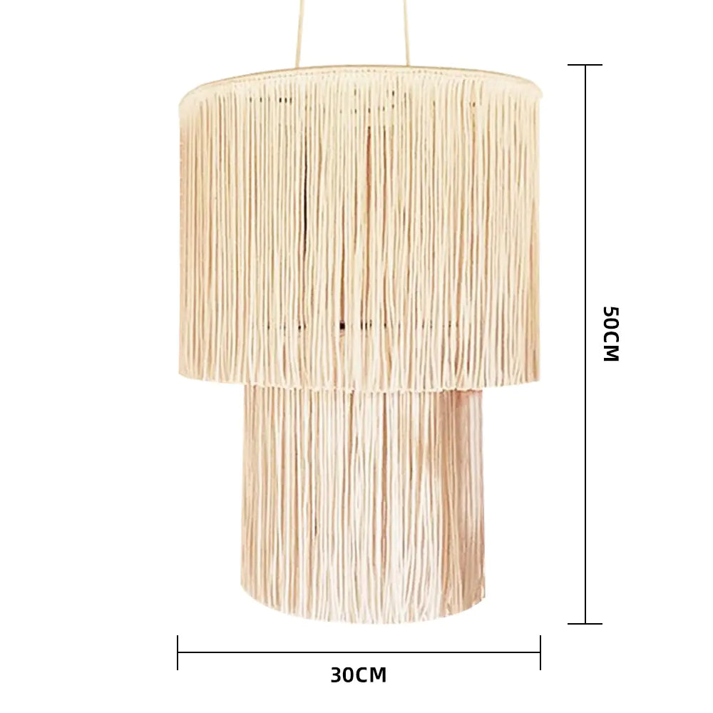 Bohemian Tapestry Lampshade - Handmade Nordic Decor